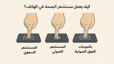 كيف يعمل مستشعر البصمة في الهواتف الذكية؟