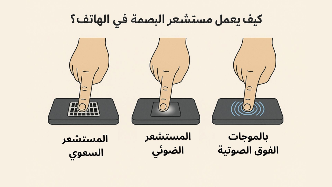 كيف يعمل مستشعر البصمة في الهواتف الذكية؟