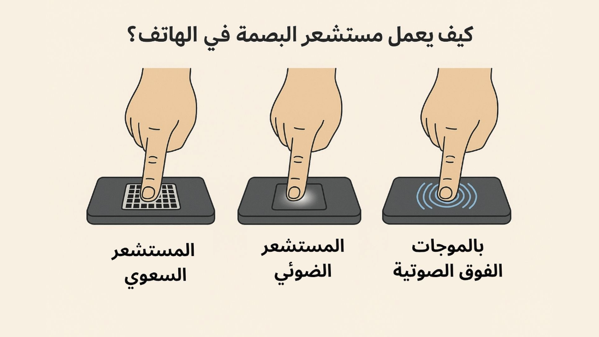 كيف يعمل مستشعر البصمة في الهواتف الذكية؟