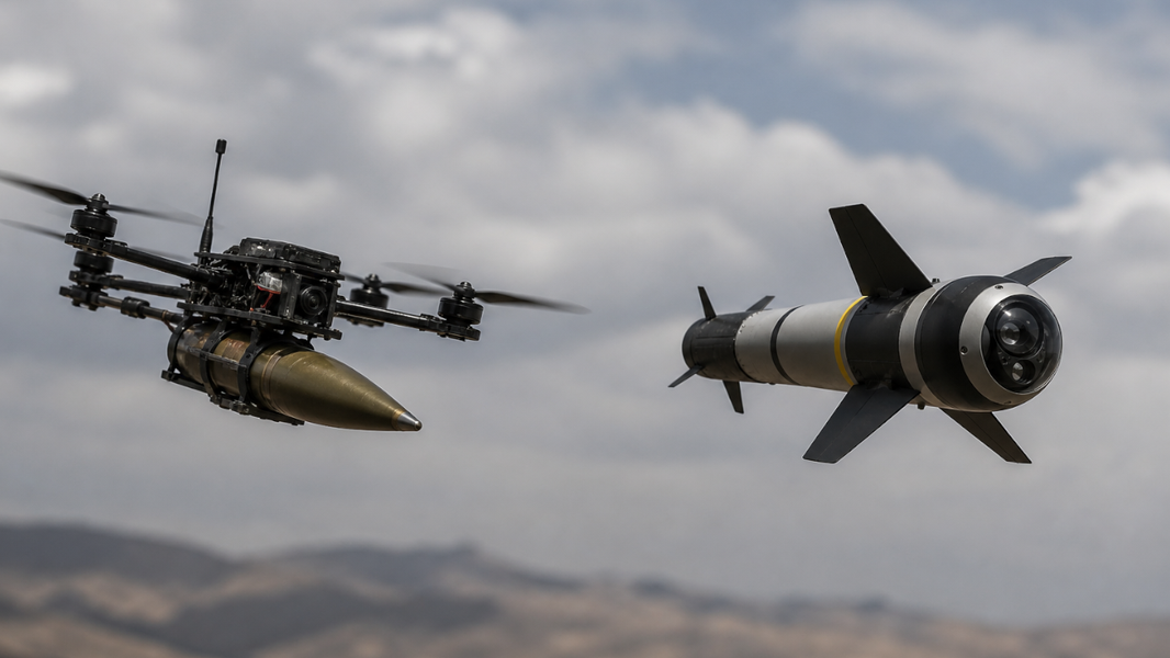 ما الفرق بين صاروخ ألماس ومسيرات FPV الانتحارية؟