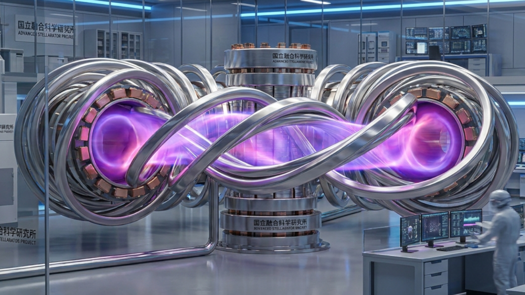 اليابان تختار أول مفاعل اندماج نووي بتقنية الستيلاراتور (Stellarator) لينتقل لمرحلة التنفيذ
