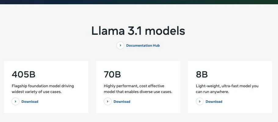 ذكاء ميتا: لاما 3.1