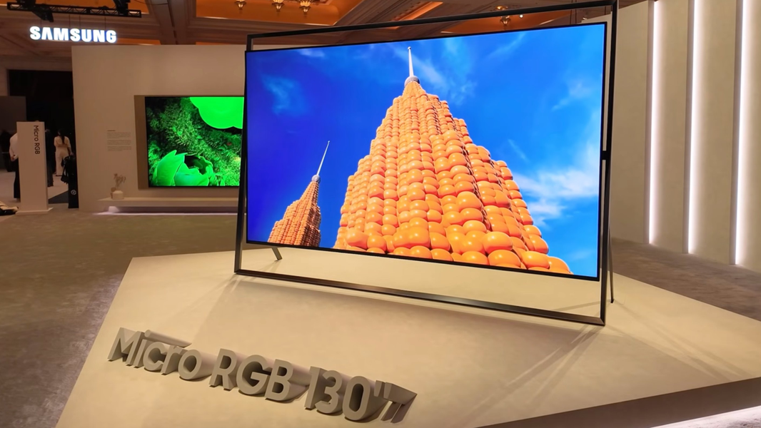 سامسونج تكشف عن شاشة Micro RGB في معرض CES 2026