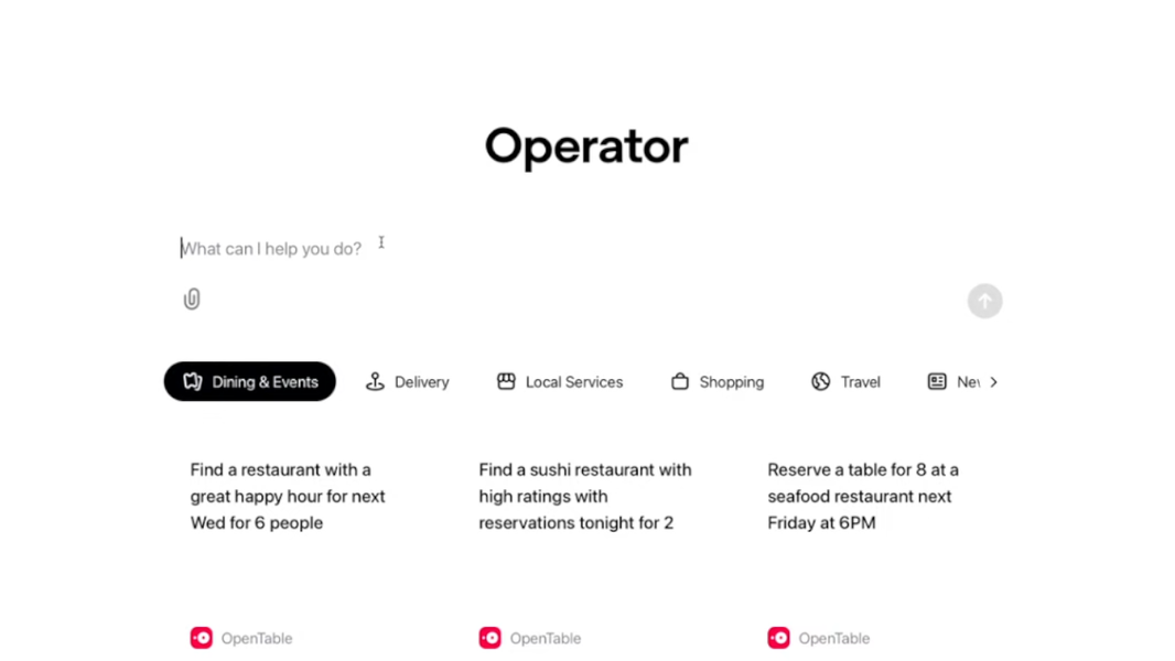 المُشغل (Operator): أول وكيل ذكاء اصطناعي من OpenAI لمهام الانترنت