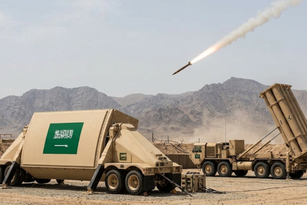 كم بطارية ثاد تحتاج السعودية لحماية خط النفط شرق-غرب من الصواريخ البالستية؟