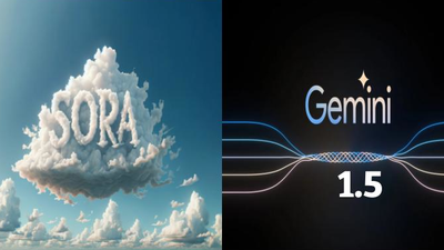 في يوم واحد: جوجل تطلق جيميناي 1.5 و OpenAI تطلق Sora