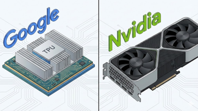 شرائح الذكاء الاصطناعي: إنفيديا (GPU) مقابل جوجل (TPU) أيهما أفضل؟