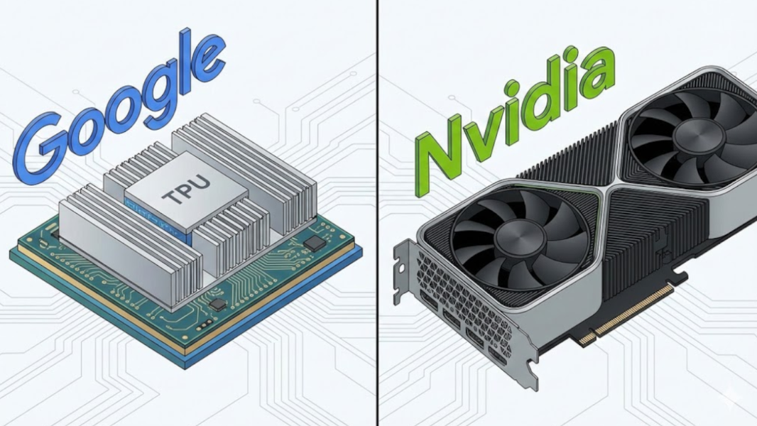 شرائح الذكاء الاصطناعي: إنفيديا (GPU) مقابل جوجل (TPU) أيهما أفضل؟