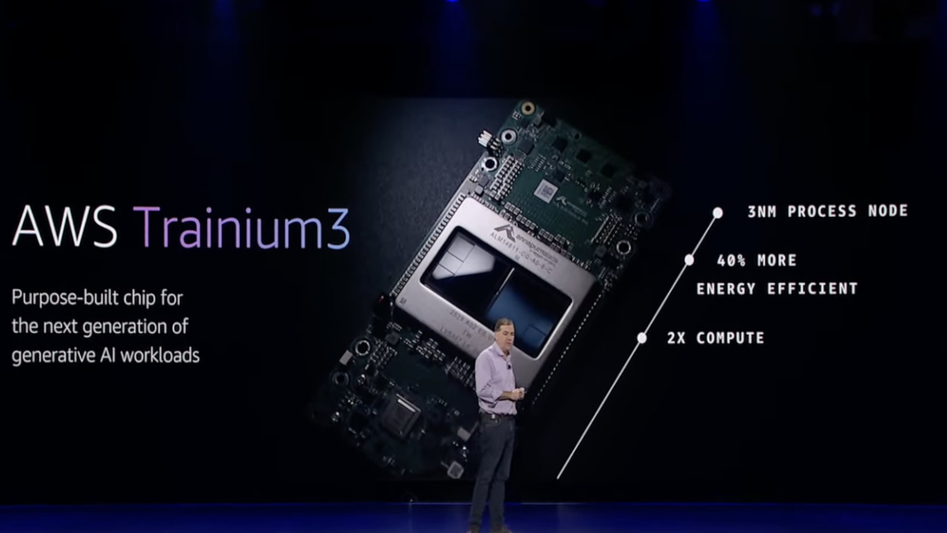 أمازون تكشف عن Trainium3: قفزة إلى 3 نانومتر وشراكة تاريخية مع إنفيديا